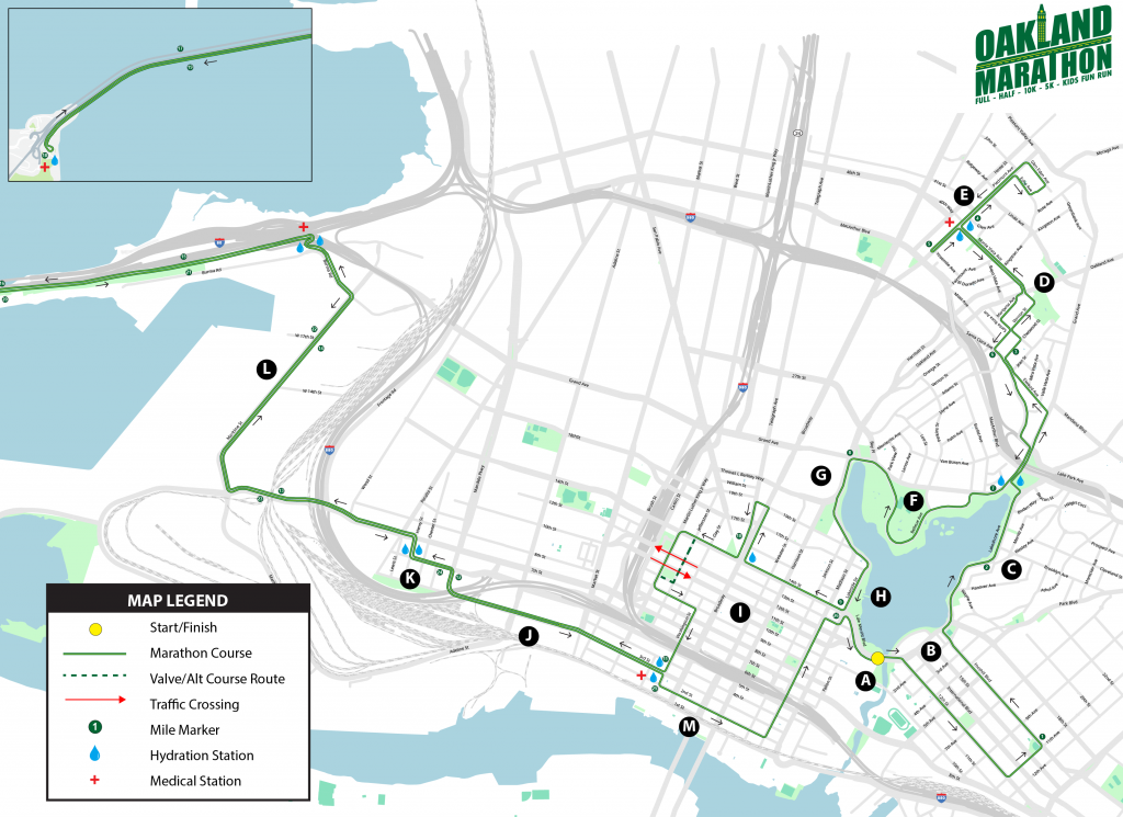 Road Closure Information Oakland Marathon